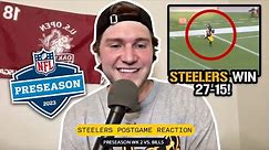 Pittsburgh Steelers Preseason Week 2 Full Postgame Report (Winners & Losers)