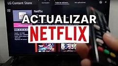 Como Actualizar Netflix en Smart TV (Fácil y Rápido)
