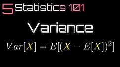 Learn about Variance of Random Variables | Statistics 101
