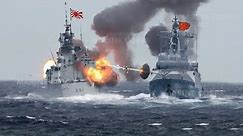 War Began! China Deadliest Missiles Hits Japanese Warship to Expel Them from East China Sea