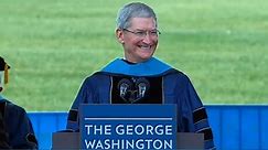 Tim Cook Shares How Steve Jobs Changed His Life During George Washington University Commencement Speech (Video)
