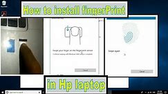 How To Enable Fingerprint In HP Elitebook | Finger Print Set Up in Laptop | uktechnoworld