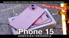 First Day! Unboxing & Quick Review iPhone 15 : Worth it?