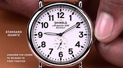 How To Change The Time On A Shinola Watch