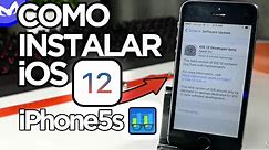 INSTALANDO iOS 12 iPhone 5s AHORA Geekbench vs iOS 10.3.5