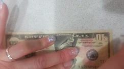50 Dollar Bill is actually a 10 Dollar Bill [Fake Dollar Bill]