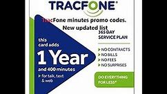TracFone minutes promo codes JUNE 2019 | Tracfone promo codes