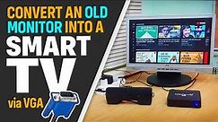 Convert an Old Monitor into a Smart TV with Working Sound via VGA (Tested with MXQ Pro Android Box)