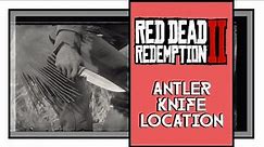 Red Dead Redemption 2 Antler Knife Location (Unique Knife)