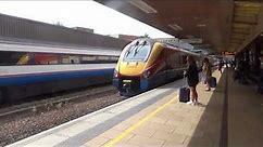 Leicester to derby midland station with East Midlands Trains (class 222)
