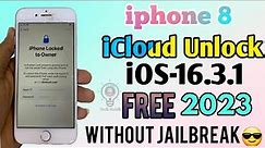 Iphone 8 icloud Bypass IOS 16.3.1 Hello Screen icloud Bypass With Unlocktool /unlock easy /2023