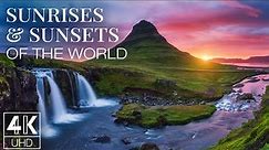 9 HRS Most Beautiful Sunrises & Sunsets of the World - Wallpapers Slideshow in 4K + Calming Music