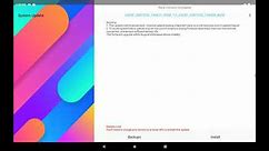 Android Tablet - How to Run a System Update