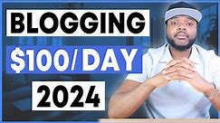 BLOGGING FOR BEGINNERS IN 2024 (Make Money Online) Step by Step