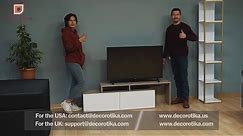 Decorotika Nexera TV Stand and Media Console Assembly
