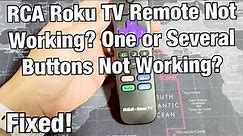 RCA Roku TV Remote: One or Several Buttons Not Working? Ghosting Issues? FIXED!