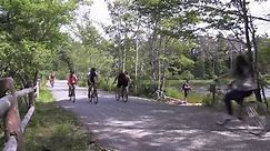 Cycling Acadia - Carriage Road Encounters