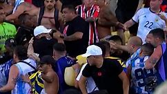 Violence and chaos at Brazil - Argentina soccer game