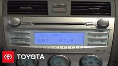 2007 - 2009 Camry How-To: CD Function - JBL 6-disc CD Changer | Toyota
