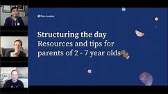 For parents: setting a daily learning schedule for learners ages 2-7