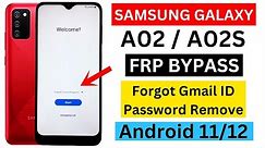 Samsung A02/A02s FRP Bypass Without PC | 2024 New Method | Android 11/12 Google Account Unlock