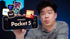 Handheld Gaming SNAPDRAGON 🐉 Ayaneo Pocket S Unboxing 🔥