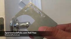 Sparrows Lock Picks Hall Pass bypass tool
