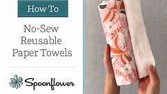 No-Sew Reusable Paper Towels | 2-Minute Tutorial | Spoonflower