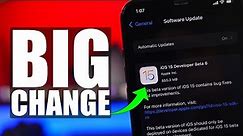 iOS 15 Beta 6 Released - The BIGGEST Change To iOS 15 !
