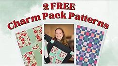 TWO FREE 5 inch Square Quilt Patterns | My Christmas Present Quilt Block!