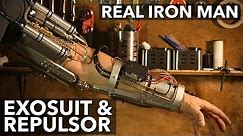Real Iron Man repulsor & exosuit. HHO combustion chamber powered with electrolyzer.