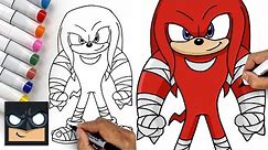 How To Draw Knuckles | Sonic Boom