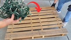 The GENIUS new pallet idea everyone's copying this Christmas!