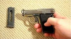 Basic fieldstrip of the Beretta 418 (aka Bantam or Panther) 25acp pocket pistol