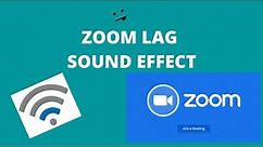 Zoom Lag Sound Effect