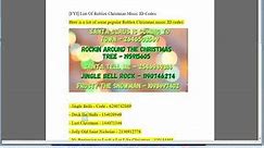 Roblox Christmas Music ID Codes