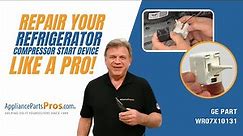 How To Replace: GE Refrigerator Compressor Start Device WR07X10131