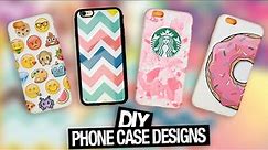 DIY Phone Case Designs | Tumblr, Starbucks, Emoji & more!