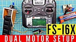 Two Motors with FS-i6X - How to Setup FS-i6X for Twin Motor Airplane - Flysky i6x (and i6) Tutorial