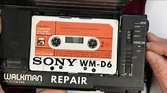 Sony WM D6 professional Walkman repair