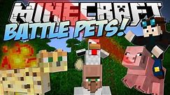 Minecraft | BATTLE PETS! (Aggressive Pigs, Angry Ocelots & More!) | Mod Showcase