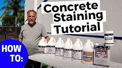 How To: Clean, Stain, and Seal Concrete