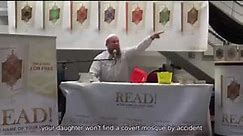 A German Muslim Preacher gets ANGRY during the speech