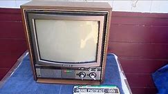 1975 Sony Trinitron KV1722 Pincushion Repair Vintage Color Television Test