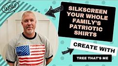 Create Your Own Silkscreened Patriotic T-Shirt | DIY Craft Tutorial