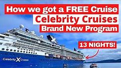 How we got a FREE CRUISE on Celebrity Cruises (New 2024 Program Revealed)