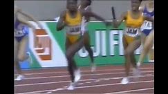 Womens 4x100 Relay,1991 World Championships,Tokyo