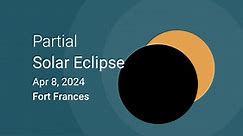 Eclipses visible in Fort Frances, Ontario, Canada – Apr 8, 2024 Solar Eclipse