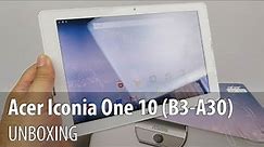 Acer Iconia One 10 (B3-A30) Unboxing (10 inch Entry Level Tablet)
