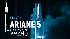 Flight VA243 – Horizons 3e / Azerspace-2/Intelsat 38 | Ariane 5 Launch | Arianespace